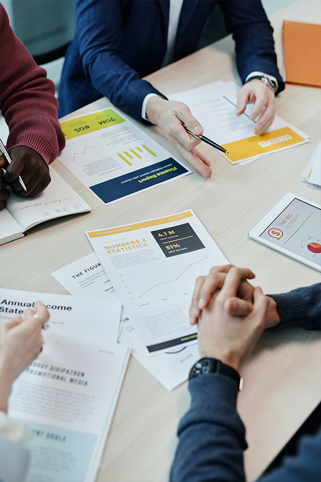 Creating, filing and presenting reports